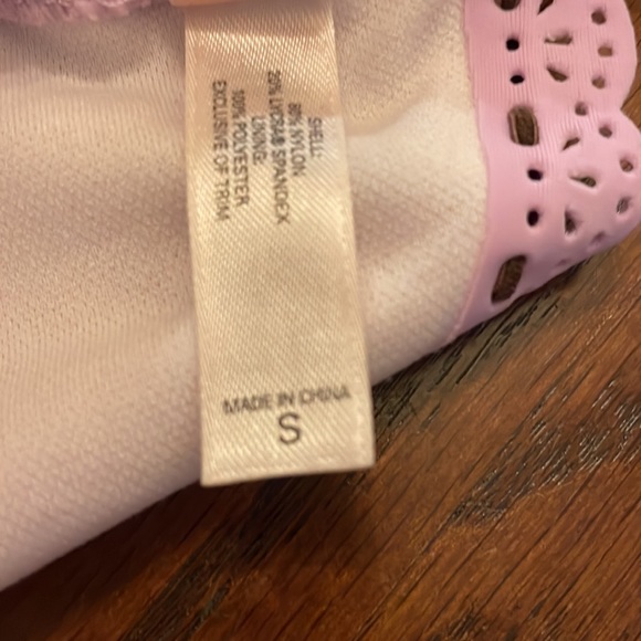 Victorias Secret Purple Triangle Bikini Halter Top Small - Picture 3 of 3